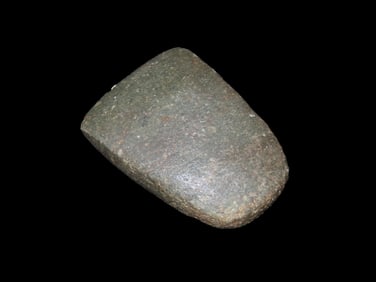 2 1/2" Super Minature Celt, Popery and Green Granite, Lewis County Missouri