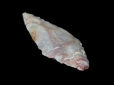 2 1/4" Lightening Bolt Adena, found in Northeast Arkansas, Ex Michael Knabe Collection