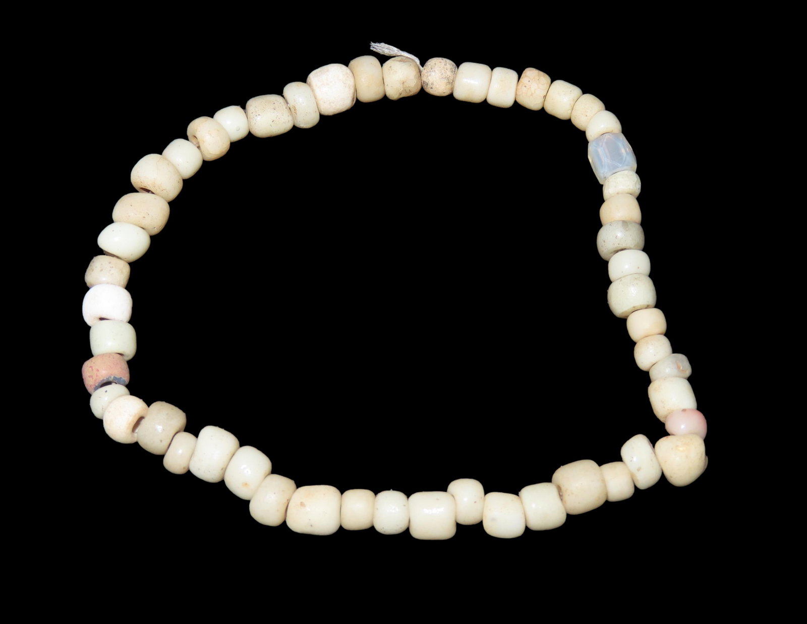 4" Historic Trade Bead Strand Found in North Dakota, Acquired From Jerry Dickey: 4" Historic Trade Bead Strand Found in North Dakota, Acquired From Jerry Dickey
