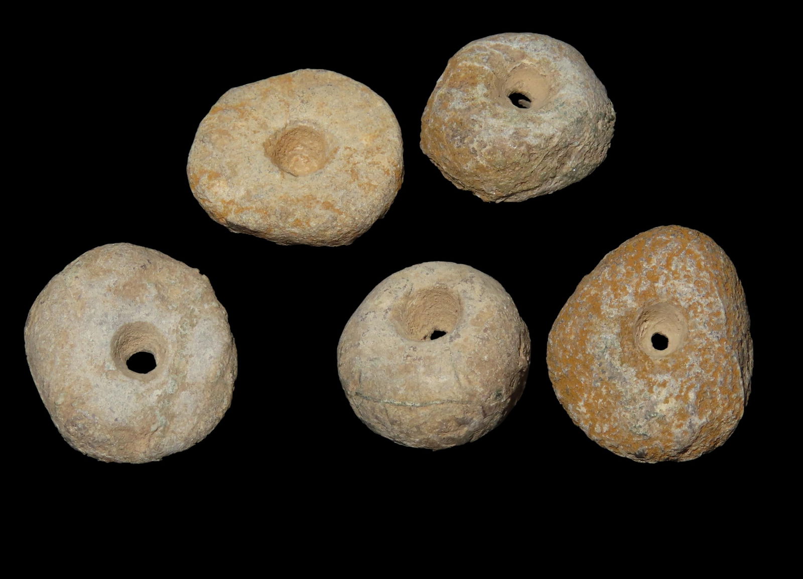 Set of Stone Beads Found Near Spiro Oklahoma, Ex Dave Harvey (1 of 4)