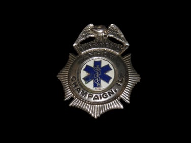 Police/ Paramedic Arrow Badge, Champaign Illinois