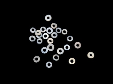 Set of Neat Pipestone Style Material Beads, Found in Northern California