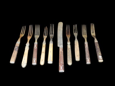 Grouping of Civil War Era Civil Tableware, 1800's