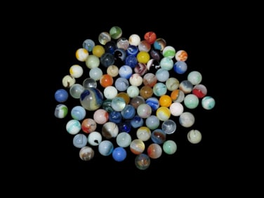 Nice Collection of Antique Marbles Found in Hannibal Missouri
