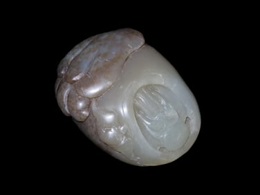 Anitque Chinese Jade Effigy Pendant, Hand Made