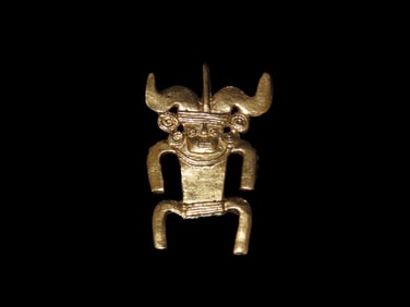 Pre Columbian Style Tumbaga Pendant