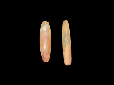 Set of 2 Quartz Nose Plug Jewelry, Northern Africa