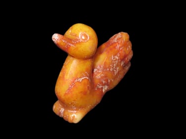 Old Chinese Hongshan Culture Jade Effigy Carving/ Pendant