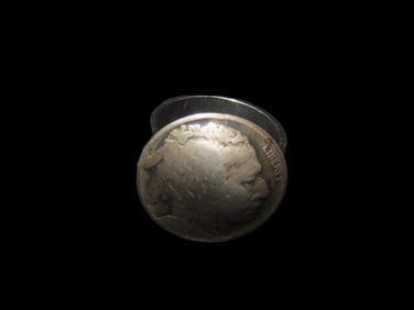 Indian Head/ Buffalo Nickel Ring, Hand Made Art