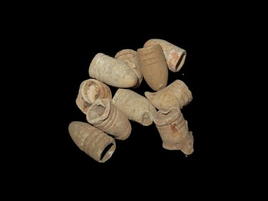 Civil War Bullets, Metal Detector Finds By Boyd Cole, Wayne County Tennessee