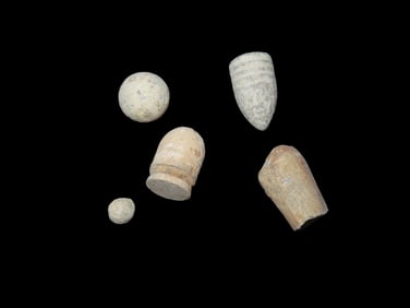 Civil War Bullets, Metal Detector Finds By Boyd Cole, Wayne County Tennessee