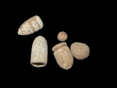 Civil War Bullets, Metal Detector Finds By Boyd Cole, Wayne County Tennessee