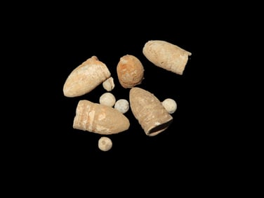 Civil War Bullets, Metal Detector Finds By Boyd Cole, Wayne County Tennessee