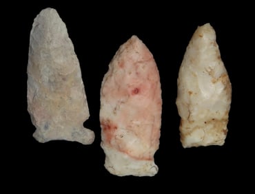 3 Field Grade pts, Great Color, found by Adam Sisler & Family in Keokuk Co., Iowa