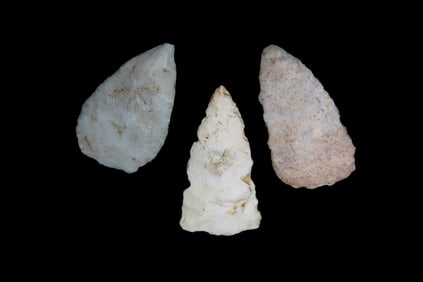 Set of 3 Small Blades, found by Adam Sisler & Family, Keokuk Co., Iowa