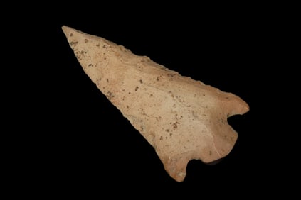 3 1/2" Kirk Snapped Base, found by Adam Sisler & Family in Keokuk Co., Iowa