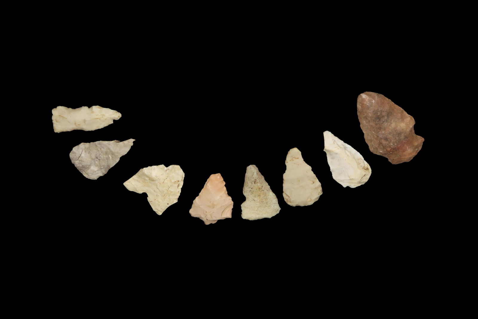 Group of Common/Field Grade Pts., found by Adam Sisler & Family in Keokuk Co., Iowa (1 of 3)