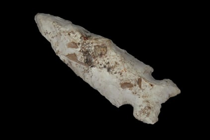 3 3/8"Graham Cave, found by Adam Sisler & Family in Keokuk Co., Iowa