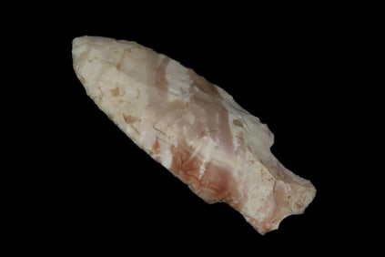 2 5/8" Gorgeous Color Kramer, Heavy Fossil inclusion, found by Adam Sisler & Family in Keokuk Co.,