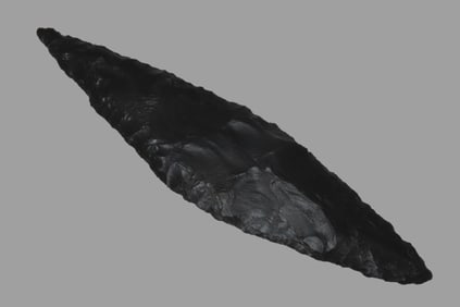 6 5/8" X 1 5/8" Cascade Knife, Motley COA, found in Oregon by Jack Corbet in the 1950's.