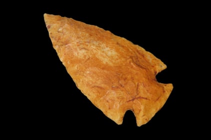 2 9/16" X 1 3/8" Hopewell, Beautiful Color, Partain COA, found in Montgomery Co., Illlinois