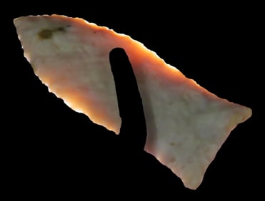 2" X 13/16" Beaver Lake, Partain COA, found by Milt Williams in Kentucky, Ex Milt Williams, Ex Ray F