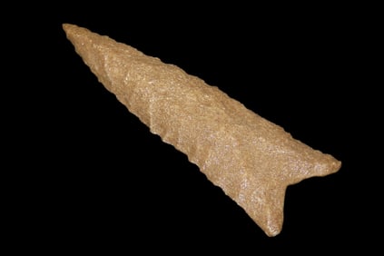 3 1/4" Dalton, Putty COA, found in Illinois, made of Hixton Quartz, Ex E.L. Hossa Collection, Ex Jam