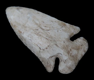 3" X 1 13/16" Thebes, Partain COA, Made of Burlington Chert, Found in Pike Co. Illinois