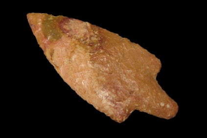 3 1/2" X 1 1/2" Adena, Partain COA, Made of Burlington Chert, Found in Boone Co. Missouri