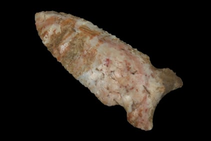3" x 1 1/4" Graham Cave, Partain COA, found in Cherokee Co. Kansas