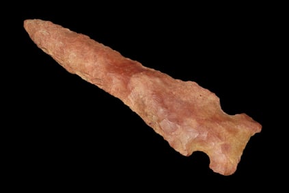 5 1/4" x 1 3/8" Oceola, Motley COA, American Antiquities COA, Found by Tony Wietholder in Adams Co.