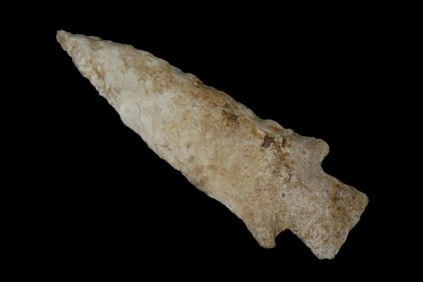 4 1/2" x 1 1/2" Etley, found in Adams Co., Illinois, Ex Herb Mangold Collection