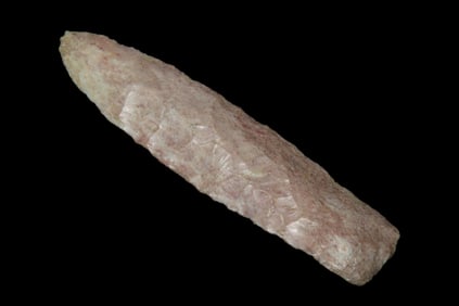 3 1/4" x 3/4"  Nebo Hill, found in Adams Co., Illinois, Ex Herb Mangold Collection