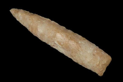 4 1/8" x 7/8" Nebo Hill, found in Adams Co., Illinois, Ex Herb Mangold Collection