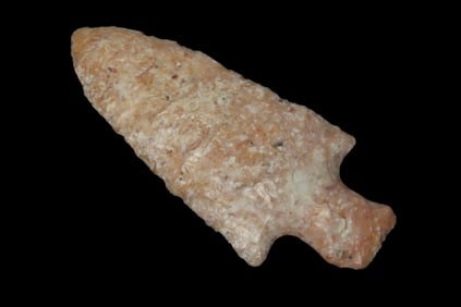 3" x 1 3/8" Hardin Type/Table Rock, found in Adams Co., Illinois, Ex Herb Mangold Collection