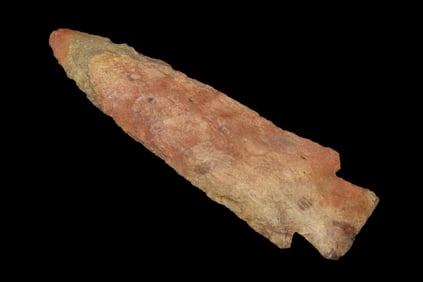 3 3/4" x 1 1/8" Hardin, found in Adams Co., Illinois, Ex Herb Mangold Collection