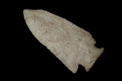 2 7/8" x 1 3/8" Hardin Barbed, found in Adams Co., Illinois, Ex Herb Mangold Collection