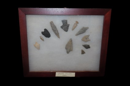 11 1/4" x 9 1/4" Frame of Nice Caddo Valley Arkansas Pts.