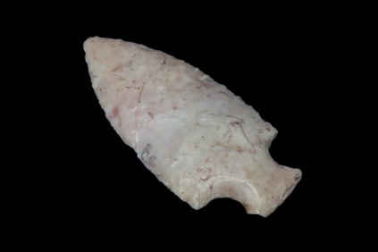 2 1/8" x 15/16" Table Rock, Motley COA, found in Adams Co., Illinois, Ex Preston Althoff Collection