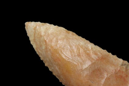 2 7/16" x 1 9/16" Hopewell, Motley COA, Found in Pike Co. Illinois