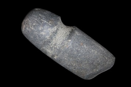 6 5/8" 3/4 Groove Hohokum Axe. Ex Jerry Maloney Collection, Eaton, Ohio. Jerry had a shop in