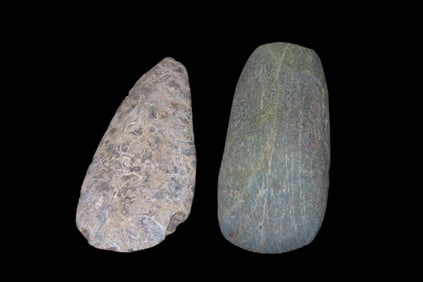 Lot of 2 Celts, Ex Jerry Maloney Collection, Eaton, Ohio. Jerry had a shop in Webb’s Antique Mall