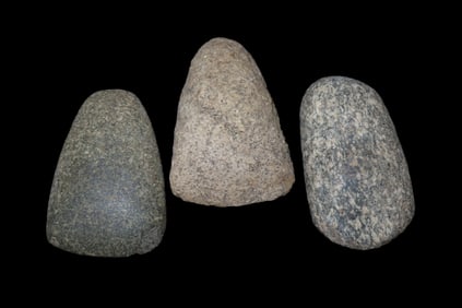 Group of 3 Celts, Ex Jerry Maloney Collection, Eaton, Ohio. Jerry had a shop in Webb’s Antique