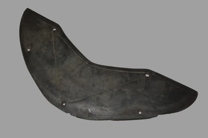 10 13/16" Slate Gorget or Breastplate Decoration, found in Alaska, Ex Jerry Maloney Collection, Eato