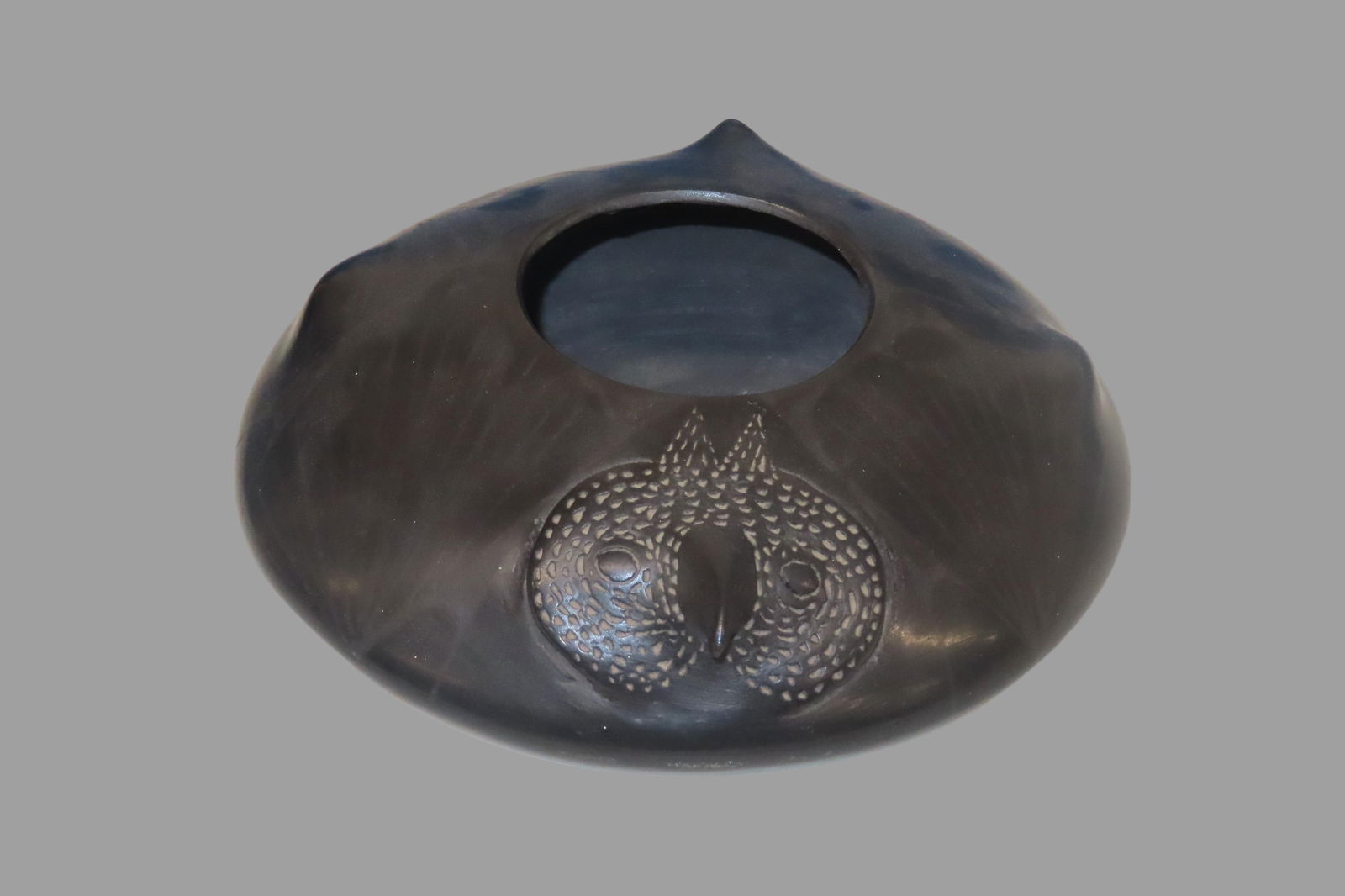 4 1/2" X 8" Owl Effigy Mata Ortiz Pottery,  signed Jose L Quezada, Gorgeous bowl, Ex Jerry Maloney C (1 of 6)