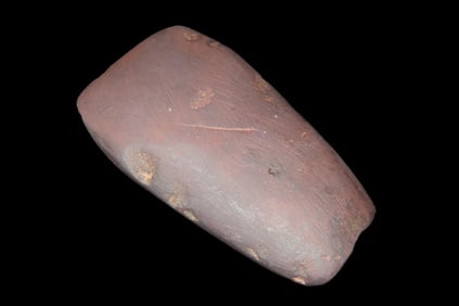 3 3/8" x 1 7/8" Hematite Celt, Motley COA, Found in Pike Co. Missouri