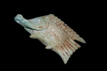 1 3/4" x 1/2" Egyptian Fish Pendant Amulet