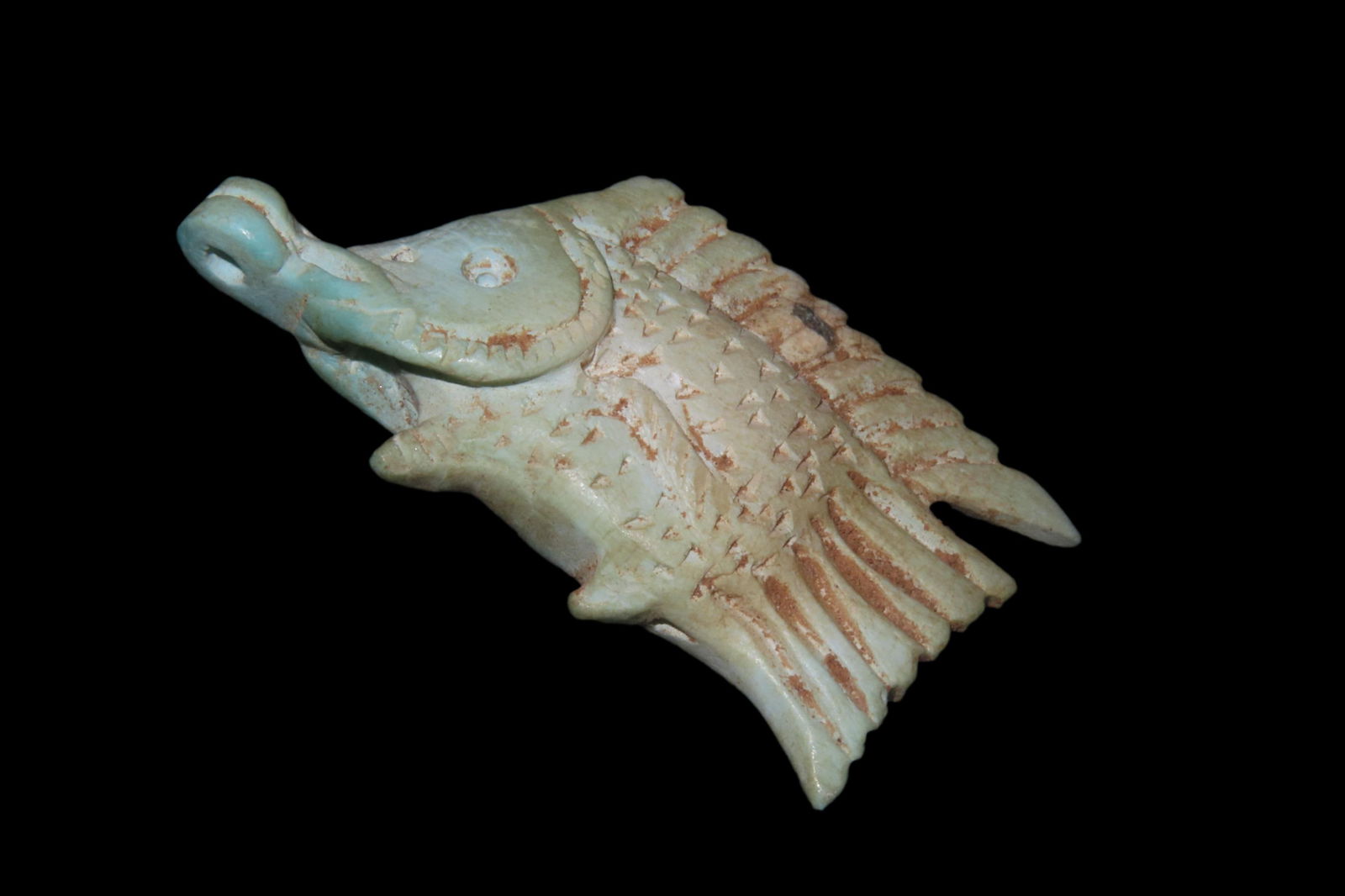 1 3/4" x 1/2" Egyptian Fish Pendant Amulet (1 of 4)