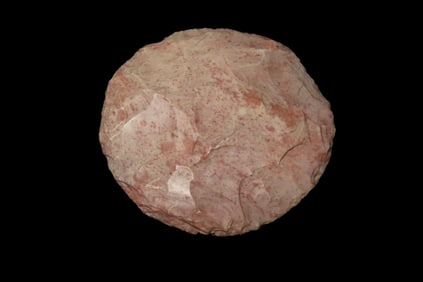 2 1/4" Diameter Beautiful Colorful Sun Disc Made of Flint, Found in Adams Co. Illinois, Ex B.W.