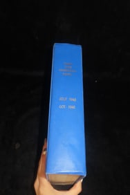 Book Containing Illinois State Archaeological Journal's Bound Together Featuring Publications from J